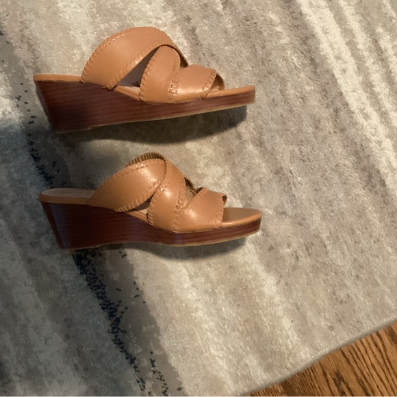 Jack Rogers Brown Slide Sandals - Picture 4 of 5